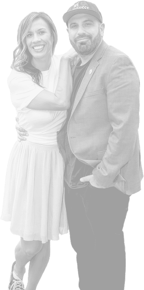 Mike Del Prete with his wife Dominique